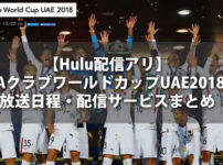 【Hulu配信アリ】『FIFAクラブワールドカップUAE2018』の放送日程・配信サービスまとめ